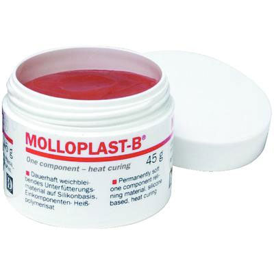 45 Gm Regular Size Jar of Molloplast-B Soft Reline Material 62300
